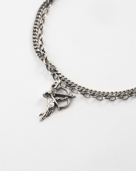 BRACCIALE IN ARGENTO CON CHARMS ARMY OF LOVE