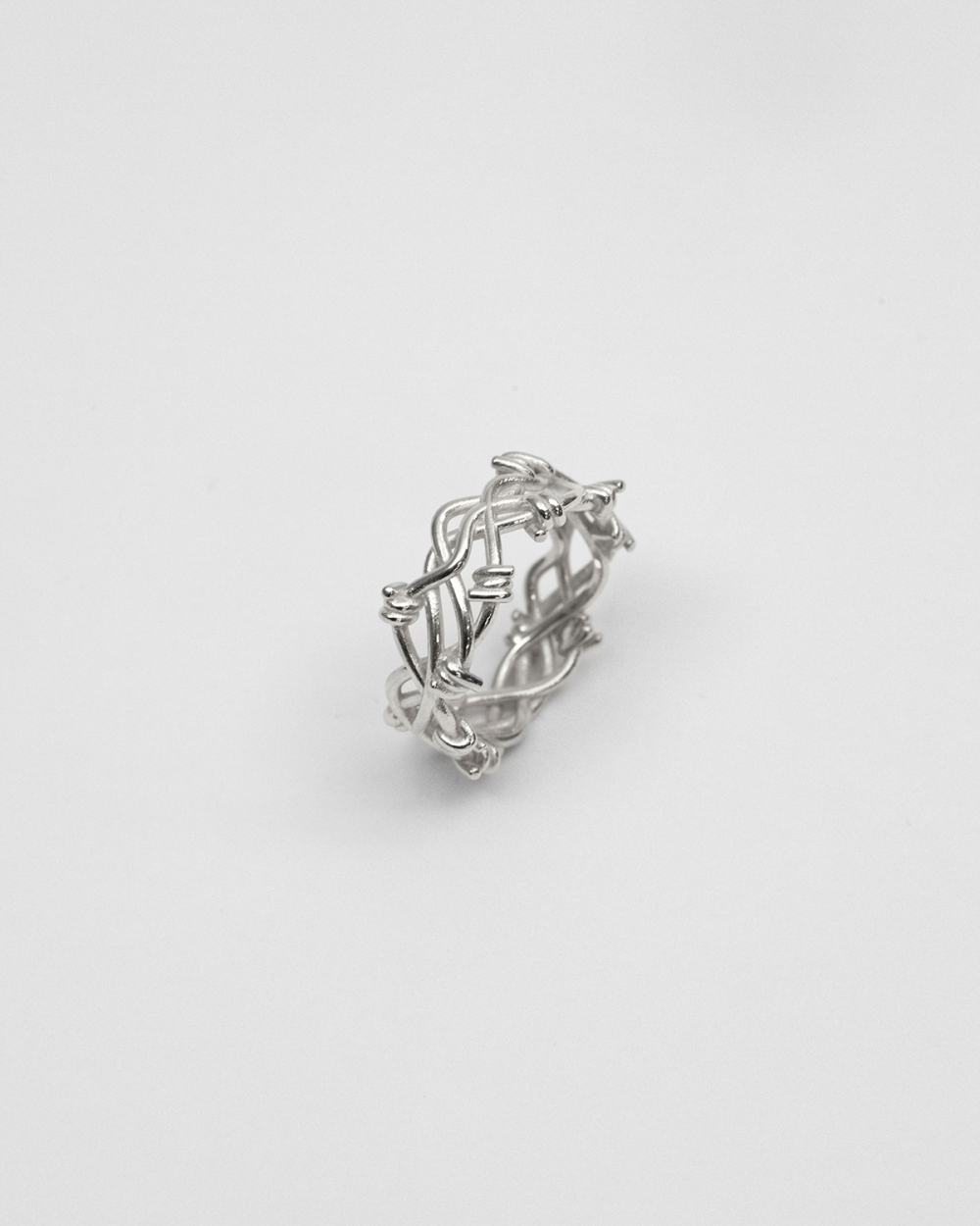 CROWN OF THORNS BAND RING