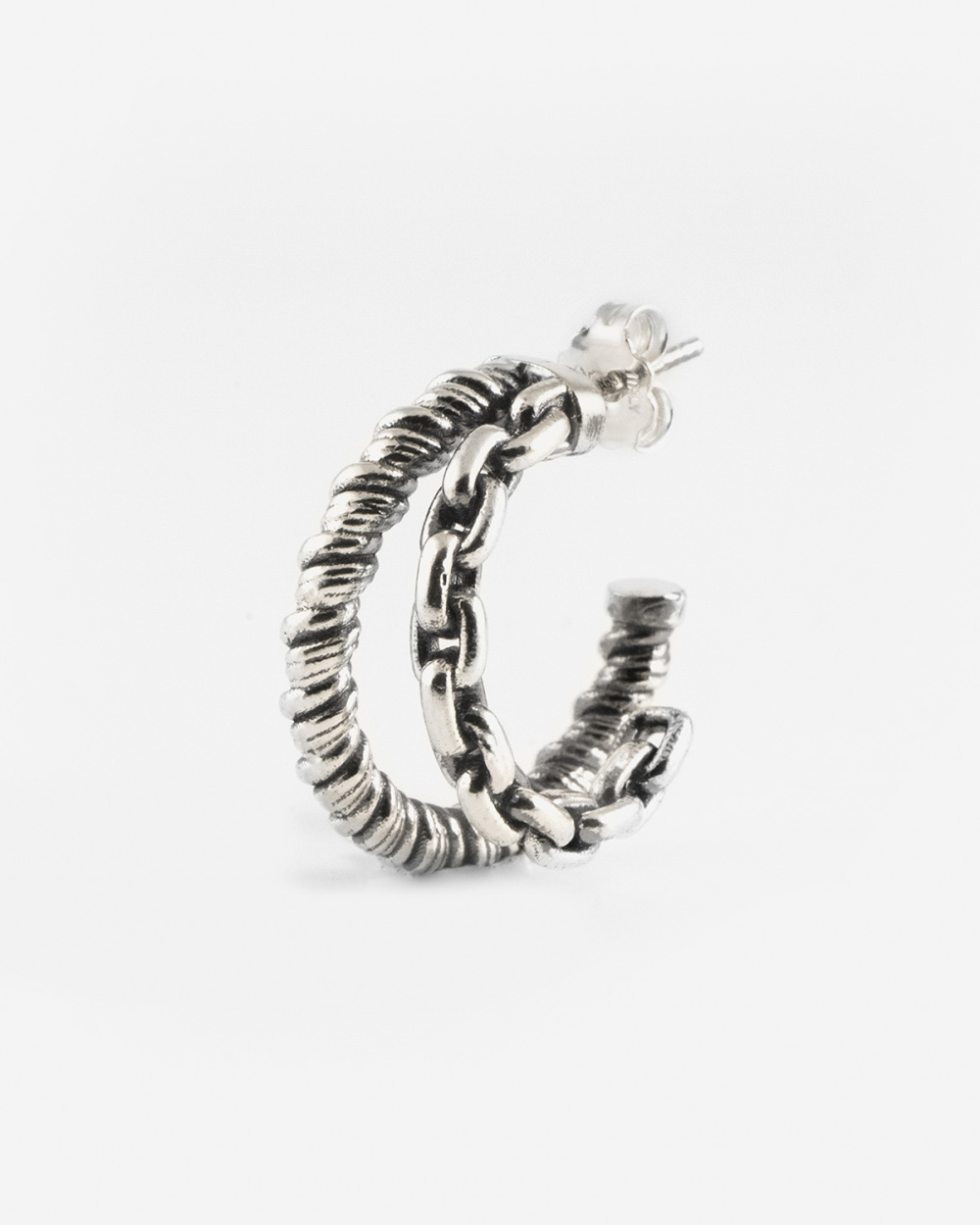 ORECCHINO HANGER IN ARGENTO