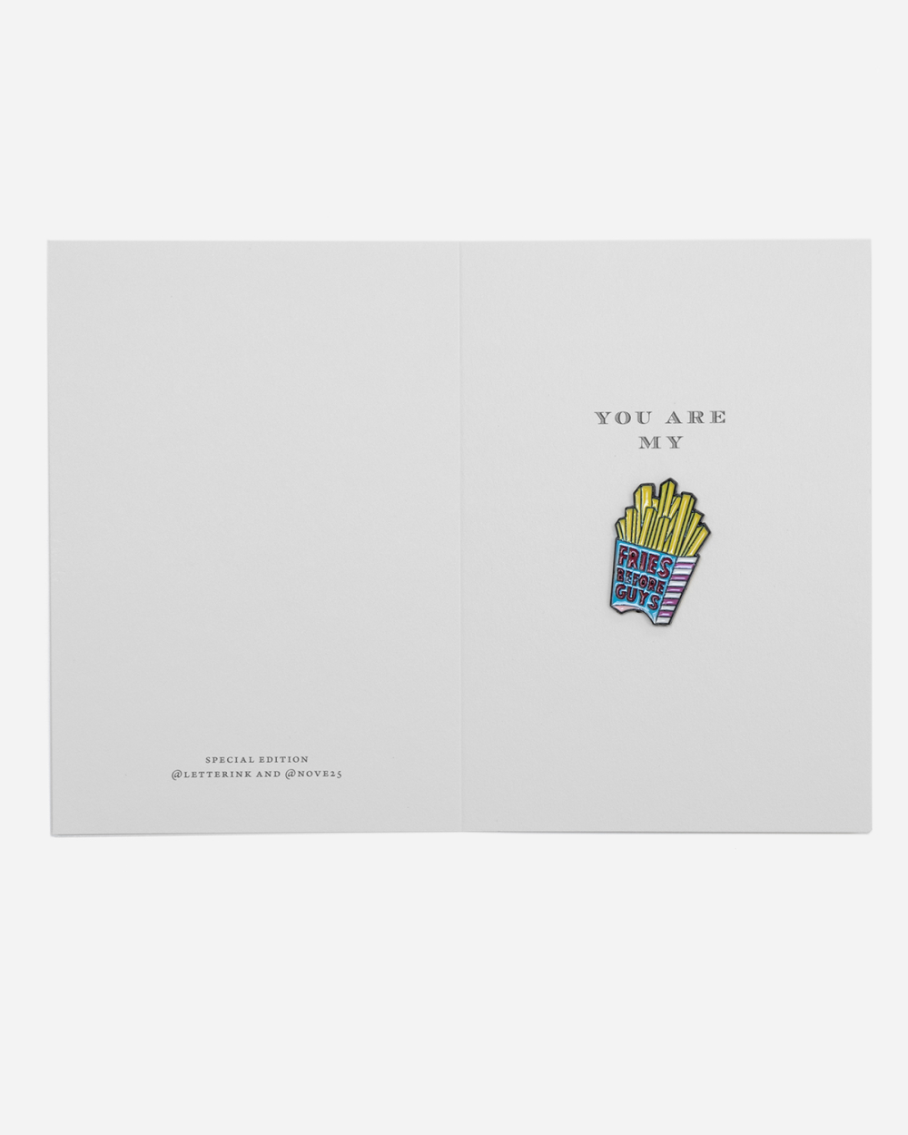GREETING CARD PIN / YOU ARE MY