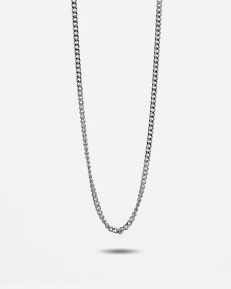 Tata Gisèle collana girocollo in argento 925/000   Lunghezza 42 cm   Gioiello donna  larghezza 1 mm  
