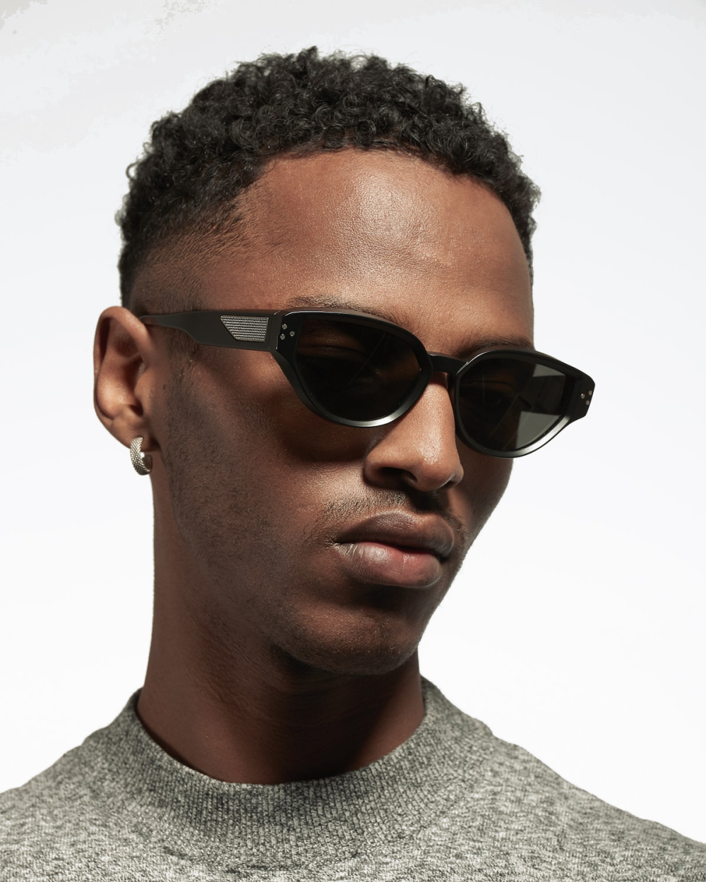 GRAN TOSA SUNGLASSES / SATIN BLACK