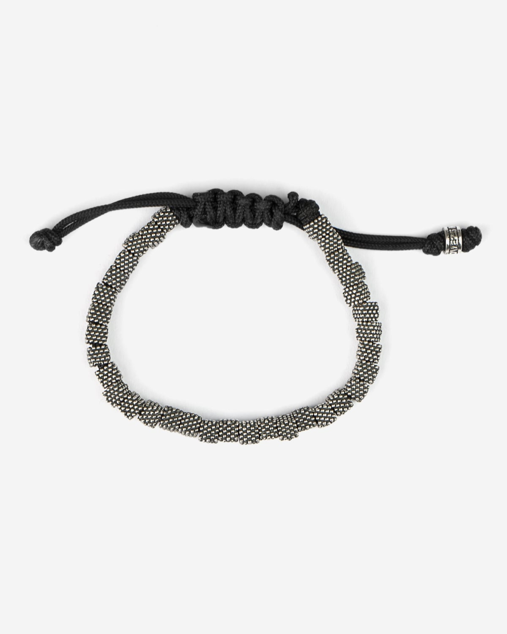 PULSERA CUERDA ELEMENTOS CUADRADOS...