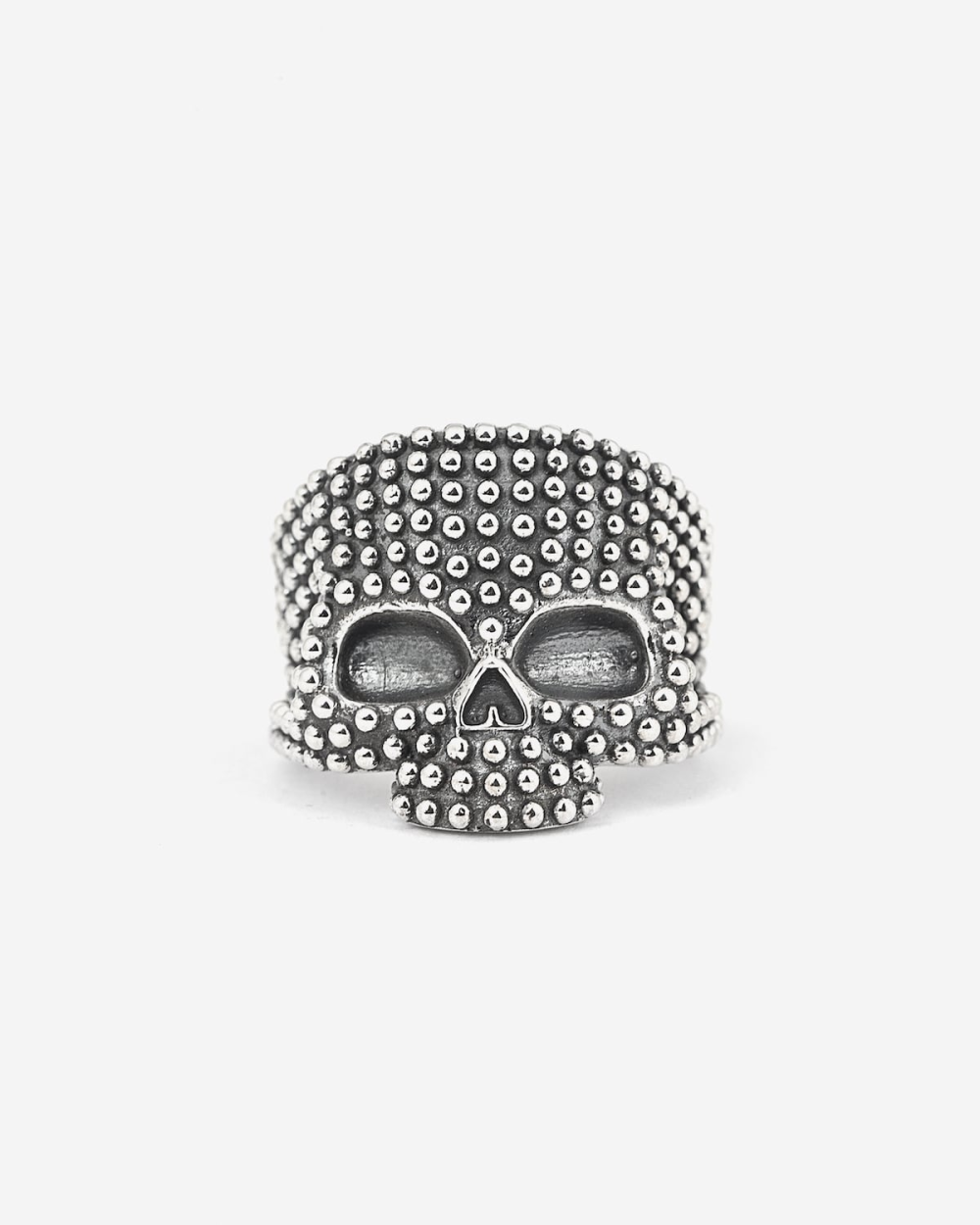 DOTTED SKULL RING