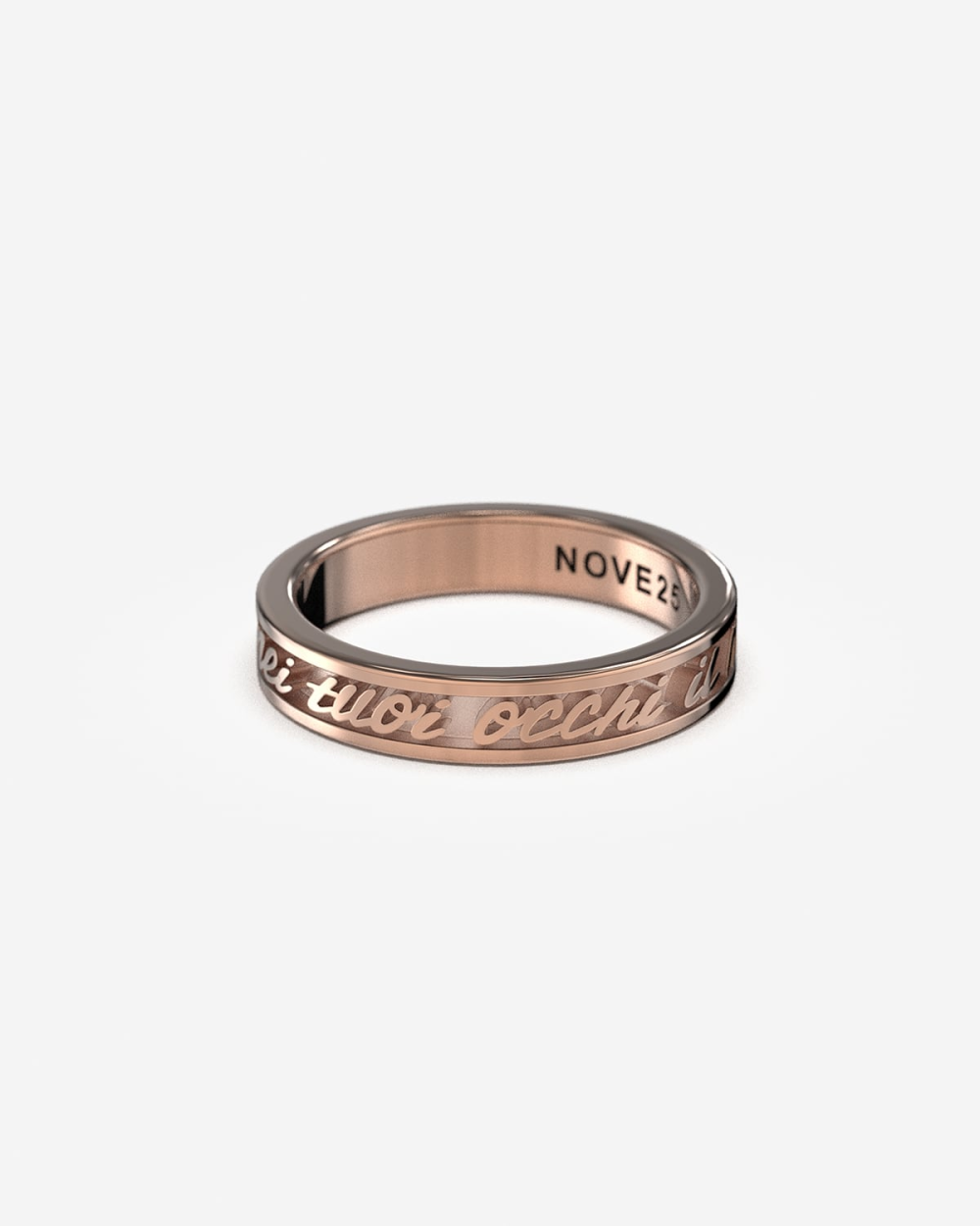 GOLD TEXT PROMISE RING