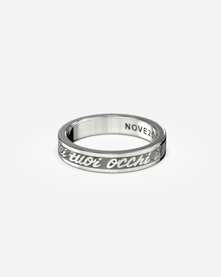 GOLD TEXT PROMISE RING