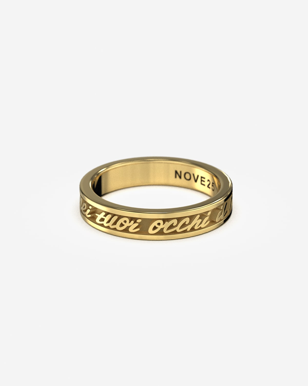 BAGUE DE PROMESSE TEXTE OR