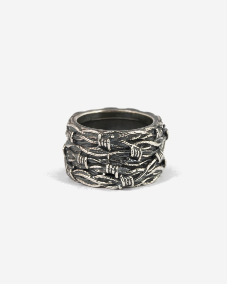 BARBED WIRE BAND RING