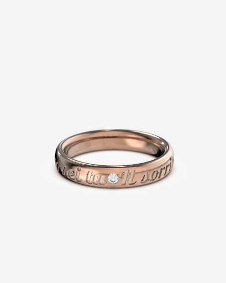 GOLD WEDDING RING WITH...