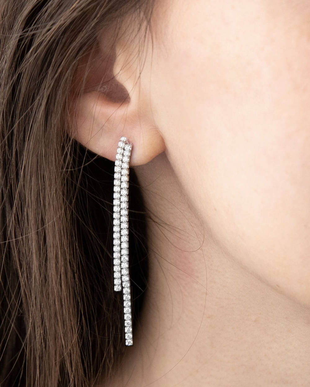 BOUCLE D'OREILLE SHINY WATERFALL