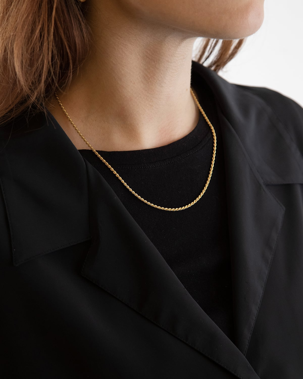 Collana Donna Con Ciondolo Ovale 'Thank You' - Argento Placcato Oro 24k, Lunghezza 43 Cm, In Confezione Regalo