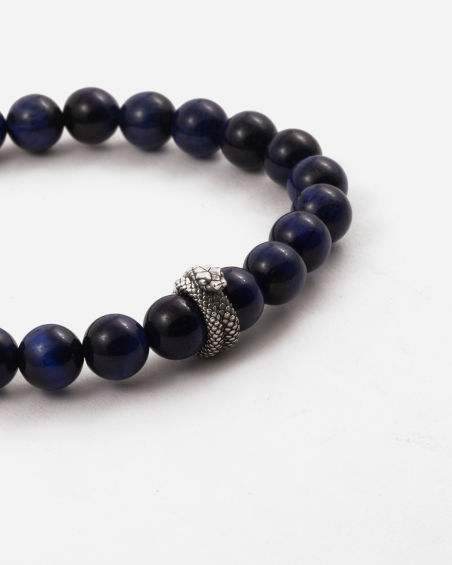 BRACCIALE CON PIETRE INTER X NOVE25