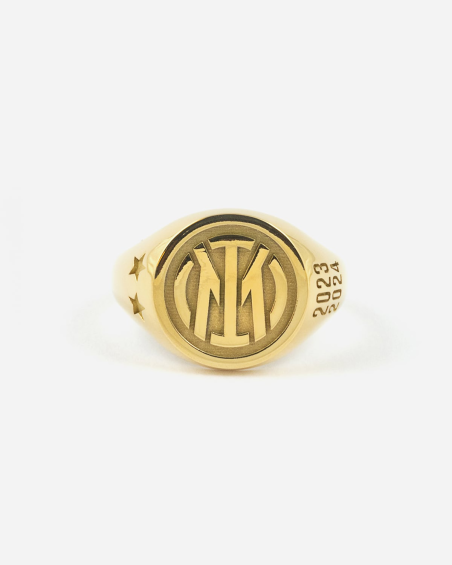 BAGUE CHEVALIÈRE EN OR 18KT I M 2STARS INTER X NOVE25