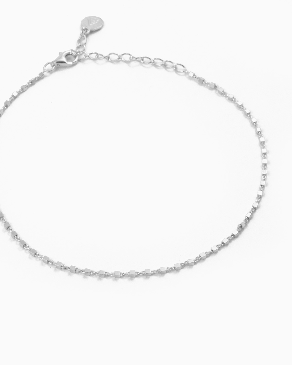 SILVER DICE ANKLET