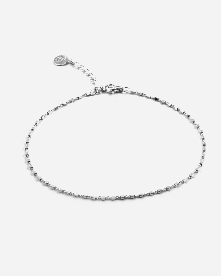SILVER DICE ANKLET