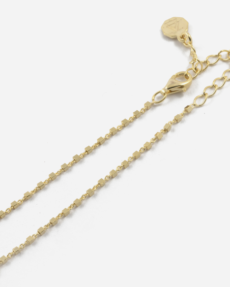 YELLOW GOLD GOLDEN DICE ANKLET