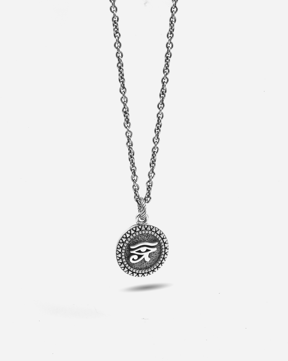 COLGANTE EYE OF HORUS DE PLATA