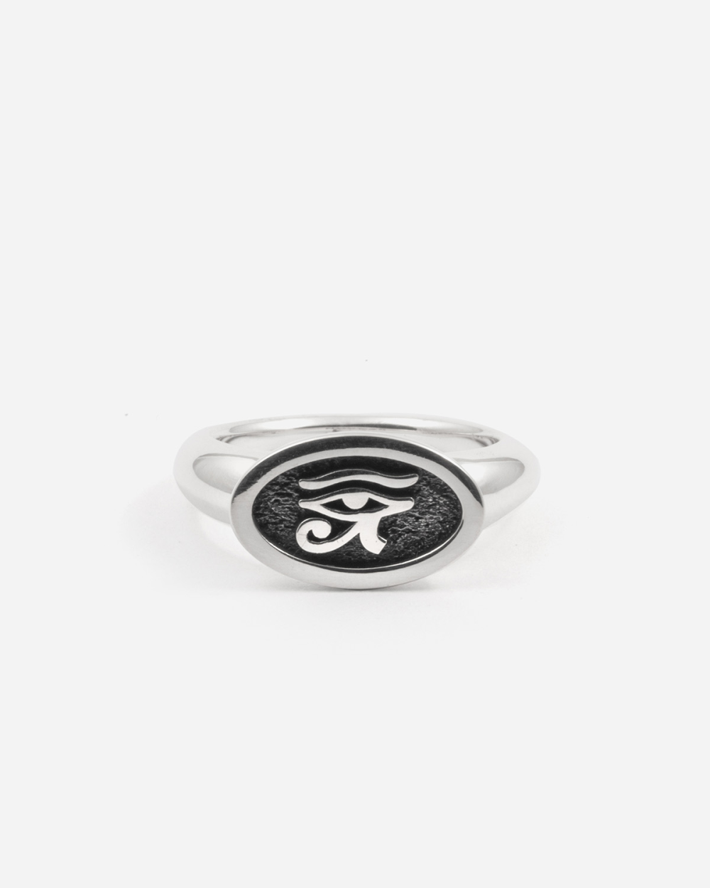 BAGUE EYE OF HORUS EN ARGENT