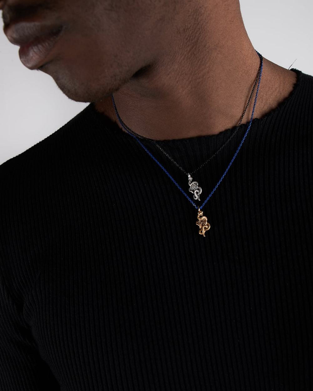 INTER X NOVE25 GOLD BISCIONE PENDANT...