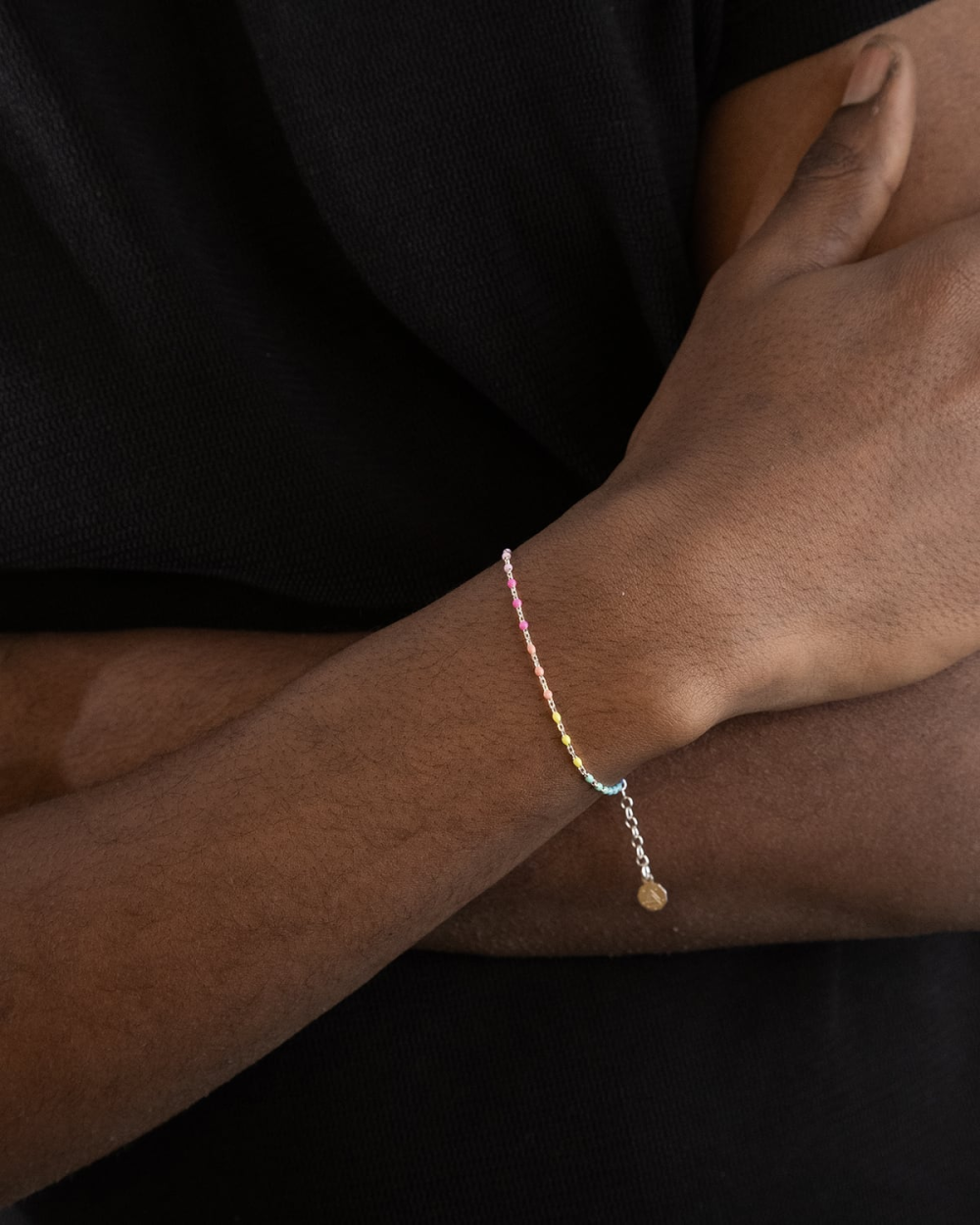 MULTICOLOR ENAMEL BRACELET