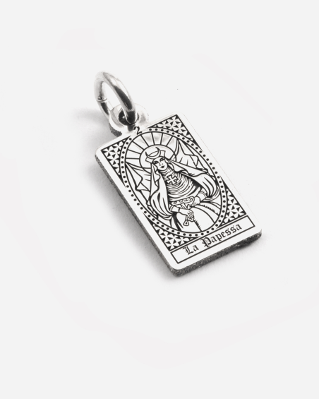 THE HIGH PRIESTESS TAROT CARD PENDANT