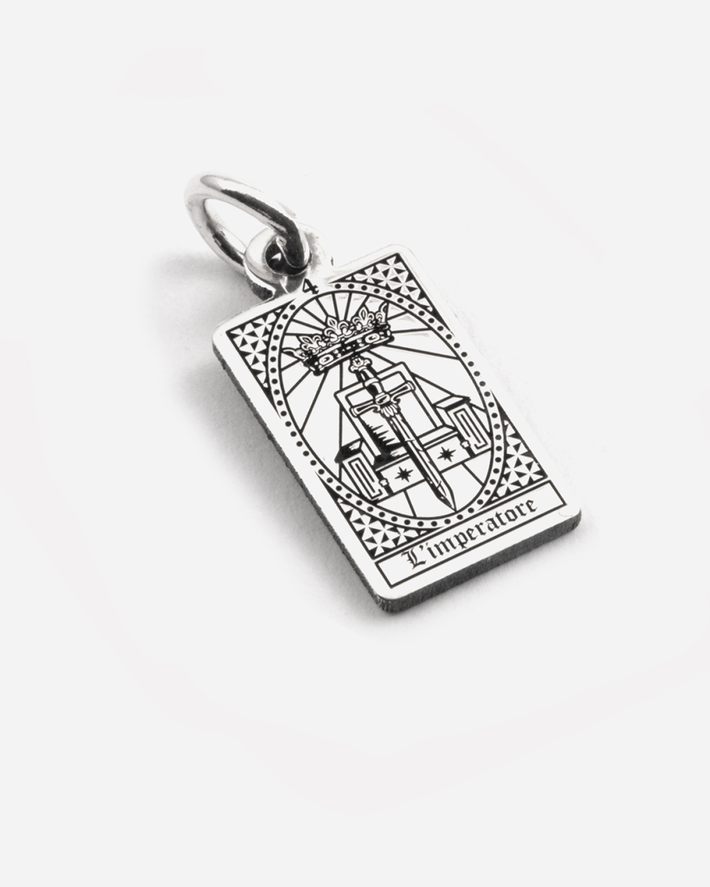 THE EMPEROR TAROT CARD PENDANT