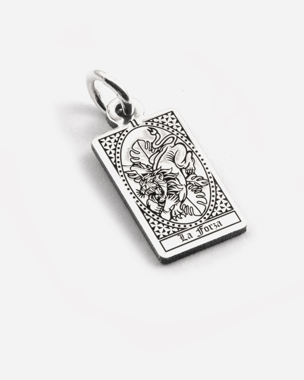 STRENGHT TAROT CARD PENDANT