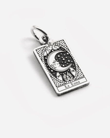 THE MOON TAROT CARD PENDANT