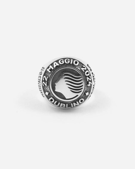 ATALANTA CHAMPIONS OF EUROPE SILVER CELEBRATION RING