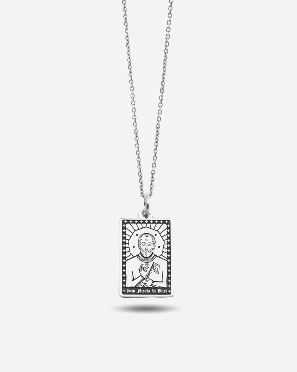 PENDENTIF NICOLAS DE BARI EN ARGENT