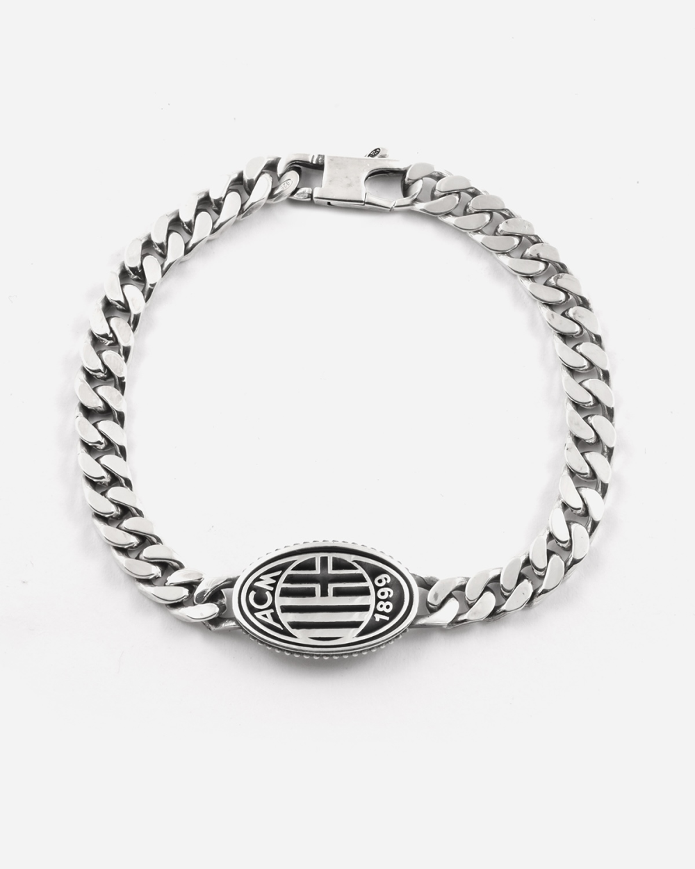 PULSERA GRUMETTE CON LOGO AC MILAN DE...