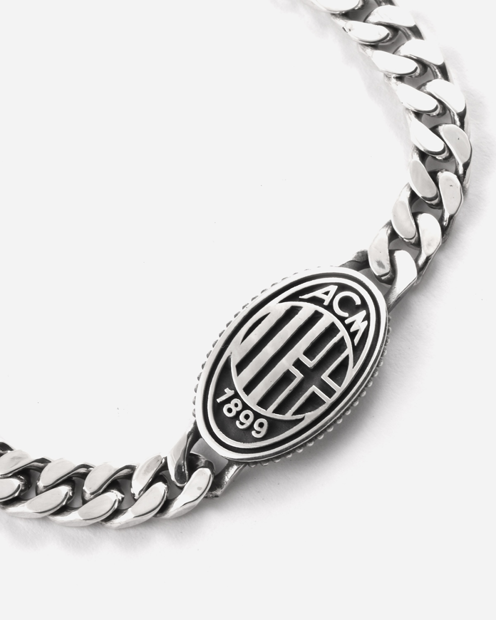 PULSERA GRUMETTE CON LOGO AC MILAN DE...