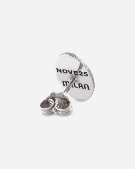 AC MILAN CREST SILVER EARRING 2