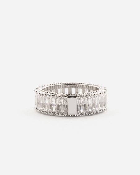 BAGUE WHITE GARLAND EN ARGENT AVEC BRILLANTS