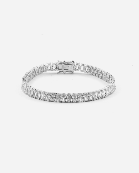 PULSERA MANSION PORCH DE PLATA CON BRILLANTES