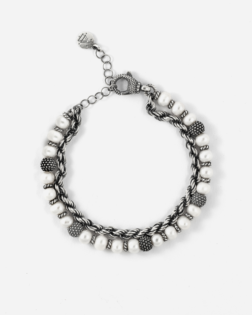 BRACELET CORDE PARTHENOPE EN ARGENT...