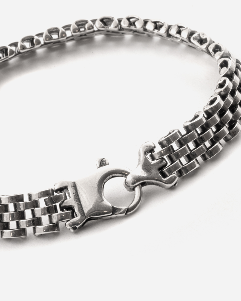 BRACELET DE MONTRE EN ARGENT