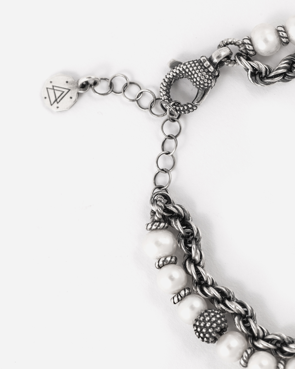 BRACELET CORDE PARTHENOPE EN ARGENT...