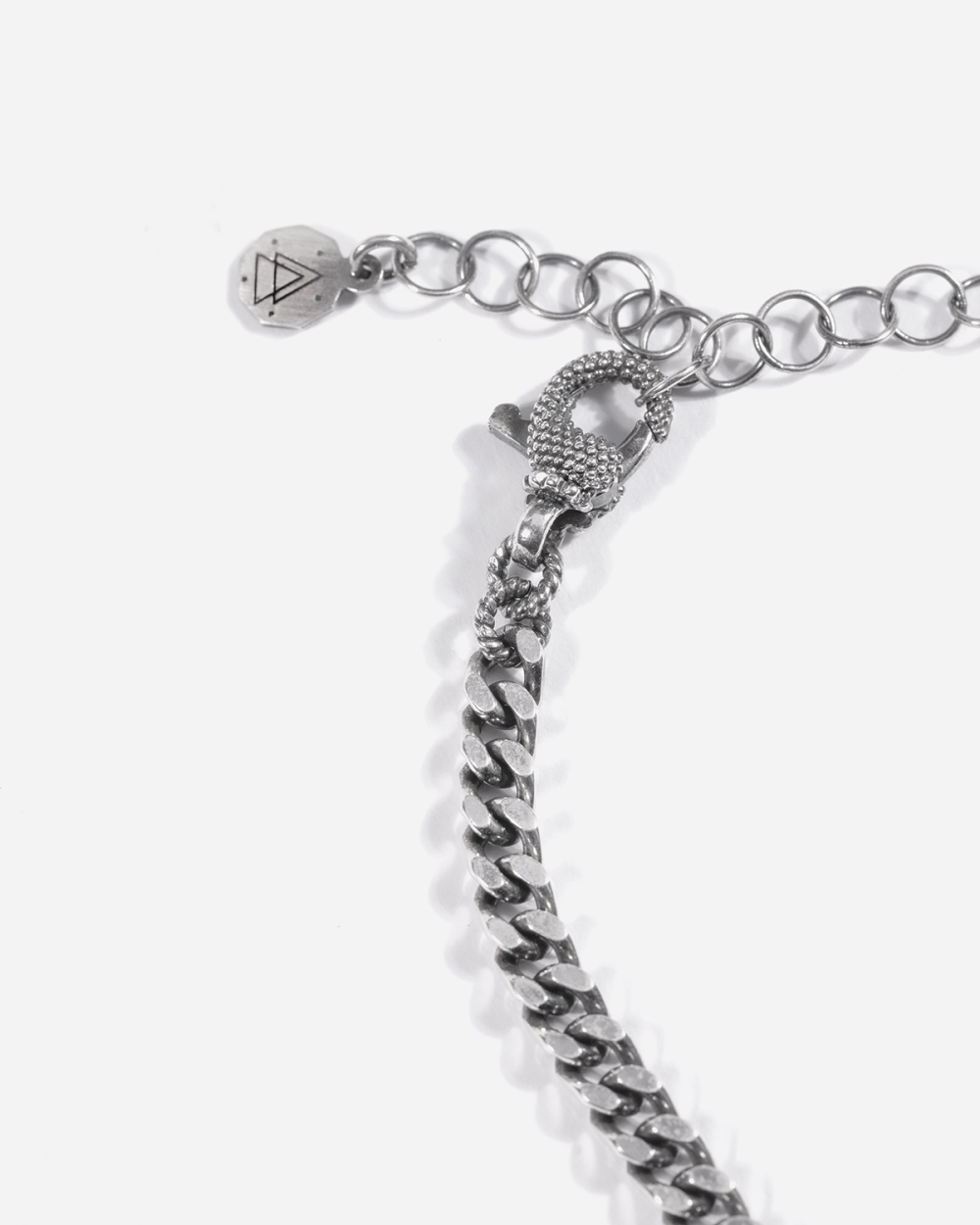 PARTHENOPE CURB CHAIN NECKLACE WITH...