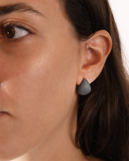 BOUCLE D'OREILLE GOUTTE À PICOTS THOUSAND DROP EN ARGENT