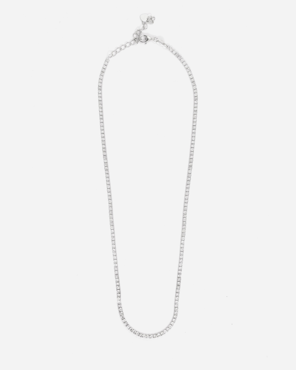 TENNIS NECKLACE WITH WHITE BRILLIANTS