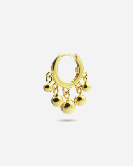 YELLOW GOLD HOOP EARRING...