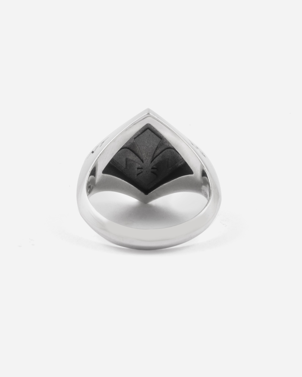 FIORENTINA SILVER RHOMBUS SIGNET RING...