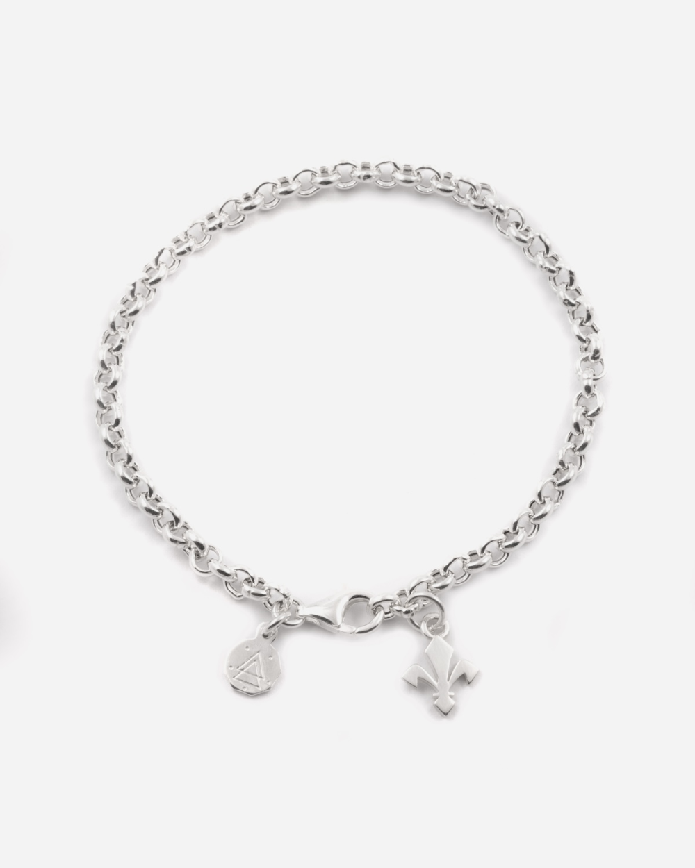 BRACCIALE CATENA CON CHARM GIGLIO...