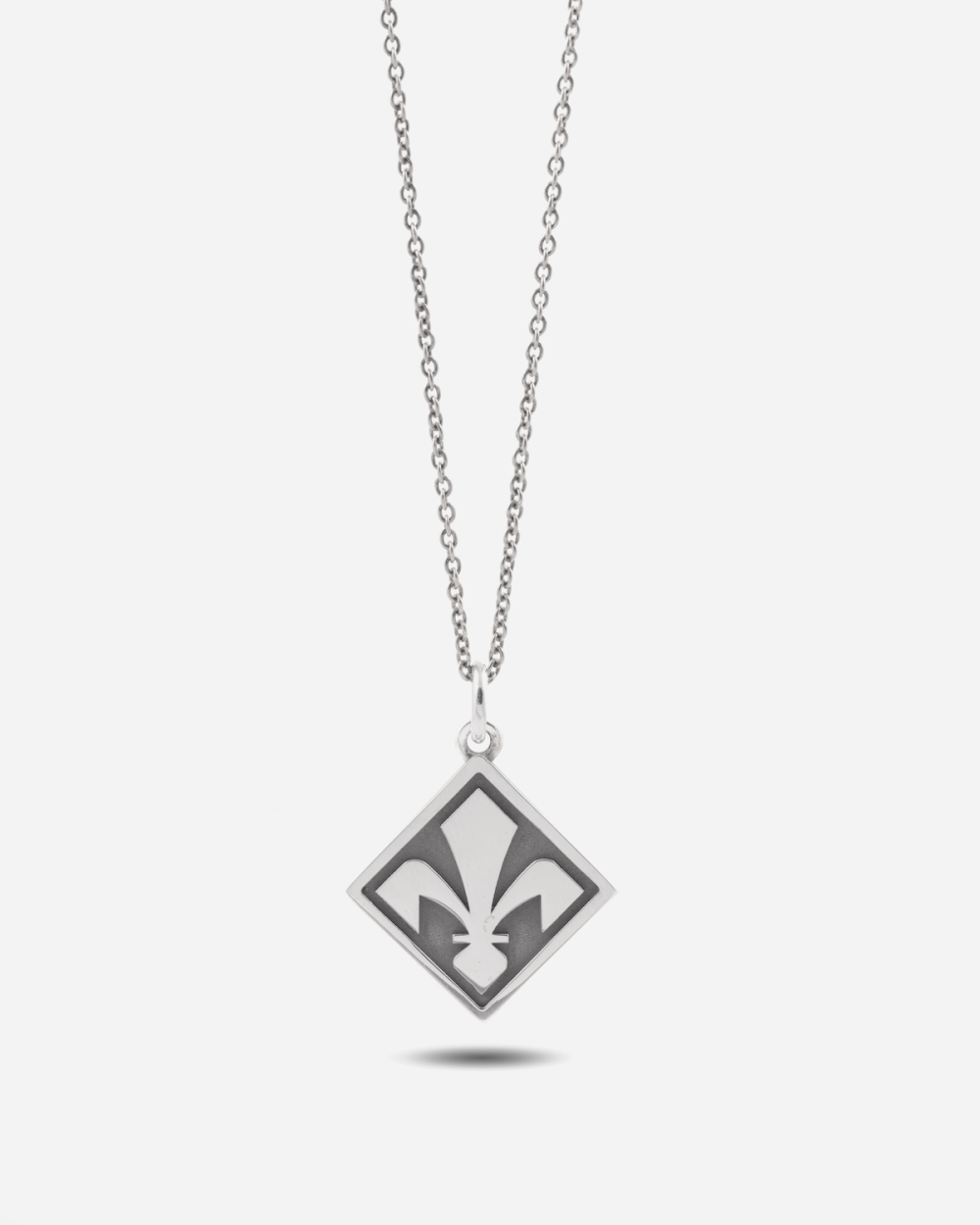 FIORENTINA GIGLIO SILVER RHOMBUS PENDANT