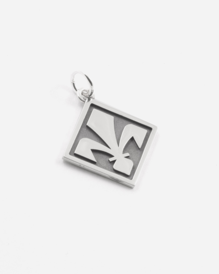 FIORENTINA GIGLIO SILVER RHOMBUS PENDANT