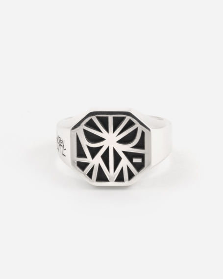 BAGUE CHEVALIÈRE OCTAGON...