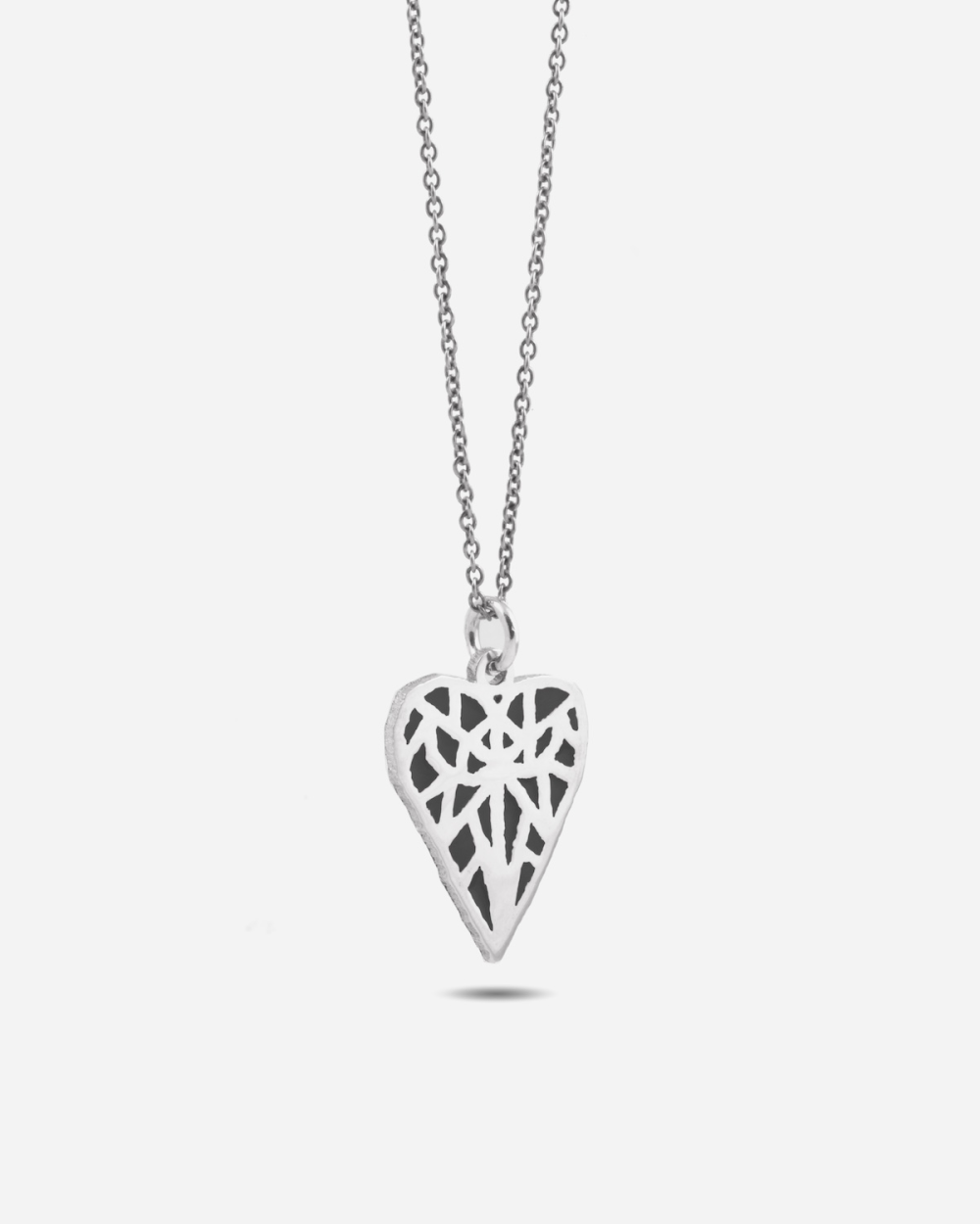 PENDENTIF CŒUR LOVE SOLOMOSTRY EN ARGENT