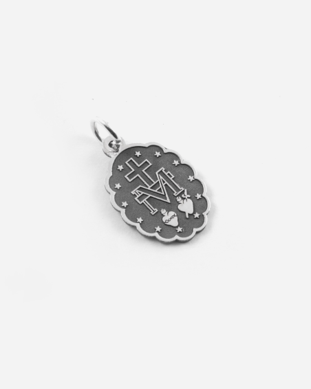 PENDENTIF MATER DOMINI EN ARGENT