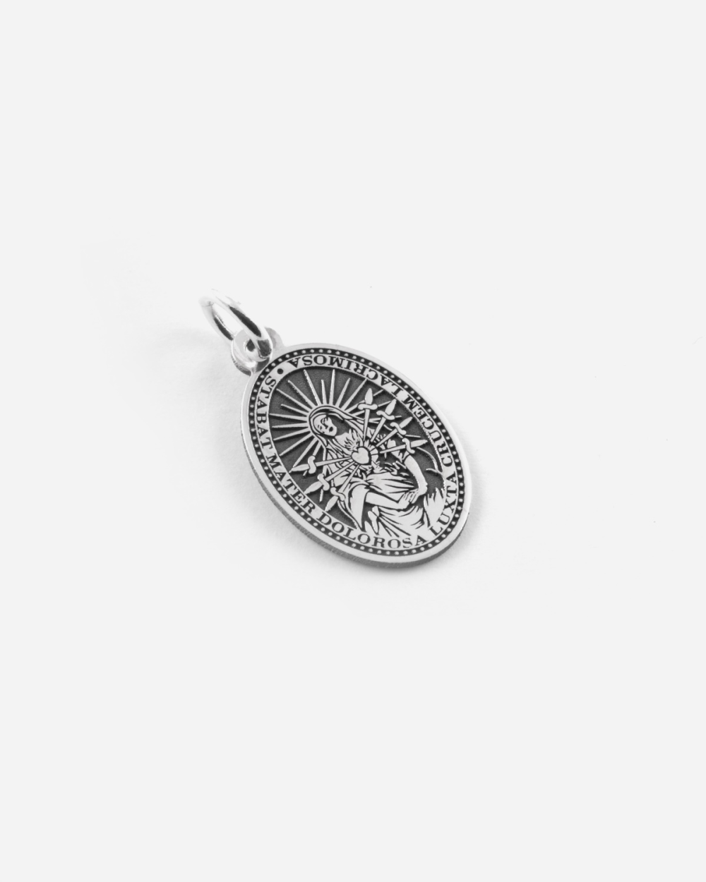 PENDENTIF MATER DOLOROSA EN ARGENT